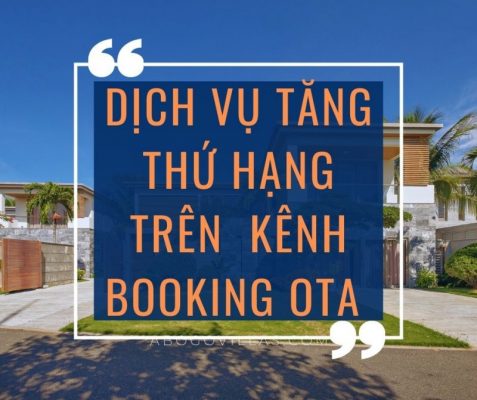 DỊCH VỤ tăng thứ hạng trên kênh booking ota