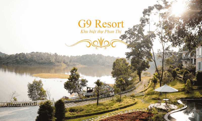 G9 Resort nằm bên bờ hồ Đồng Mô