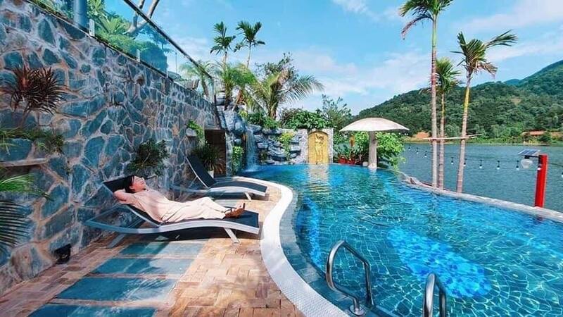 Garden Haven Villa có bể bơi rộng lớn